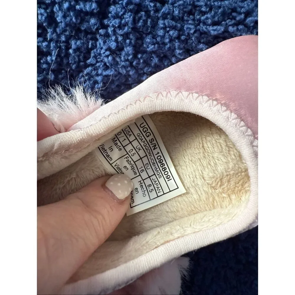 UGG Baby Girls Fluff Ballet Flats 0/1C